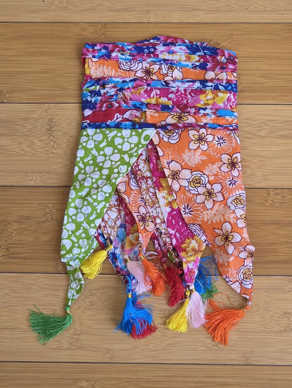 Ten Thousand Villages Onam Festival Garland Artisan Boho Party Decor Cotton
